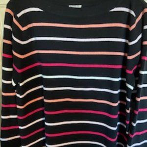Talbots Striped 3/4 Sleeve Top - Size XL